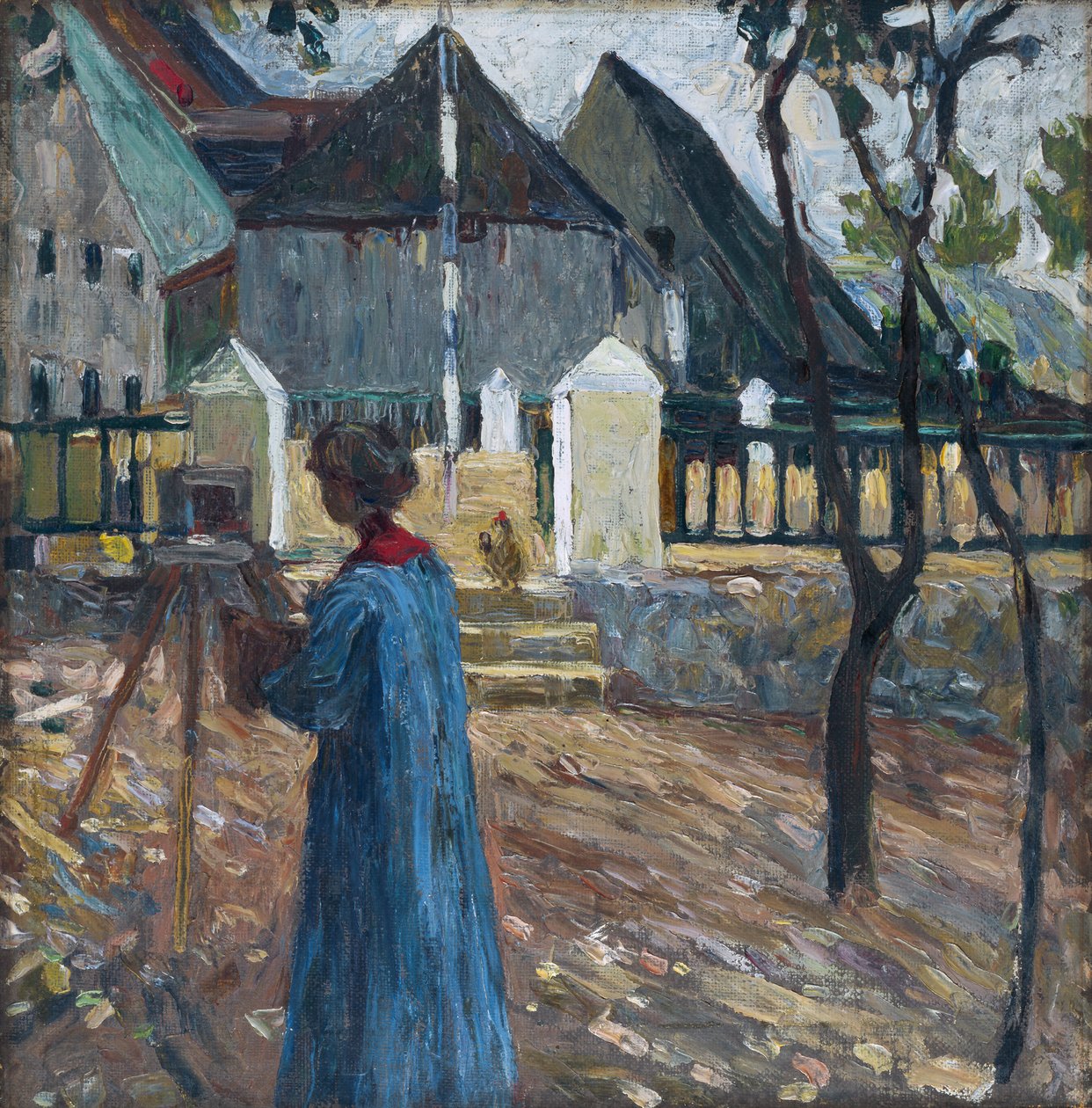 Kallmünz - Gabriele Münter maler II av Wassily Kandinsky