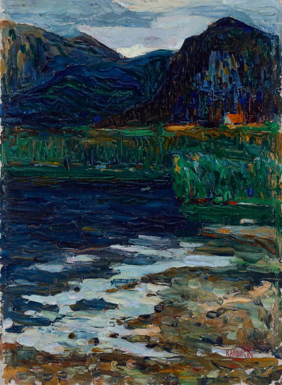 Kochel - Schlehdorf av Wassily Kandinsky