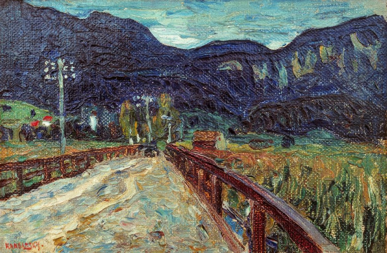 Kochel - Broen av Wassily Kandinsky