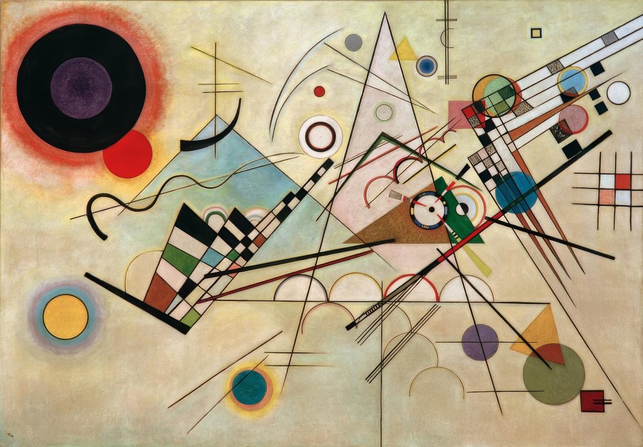 Sammensetning VIII av Wassily Kandinsky