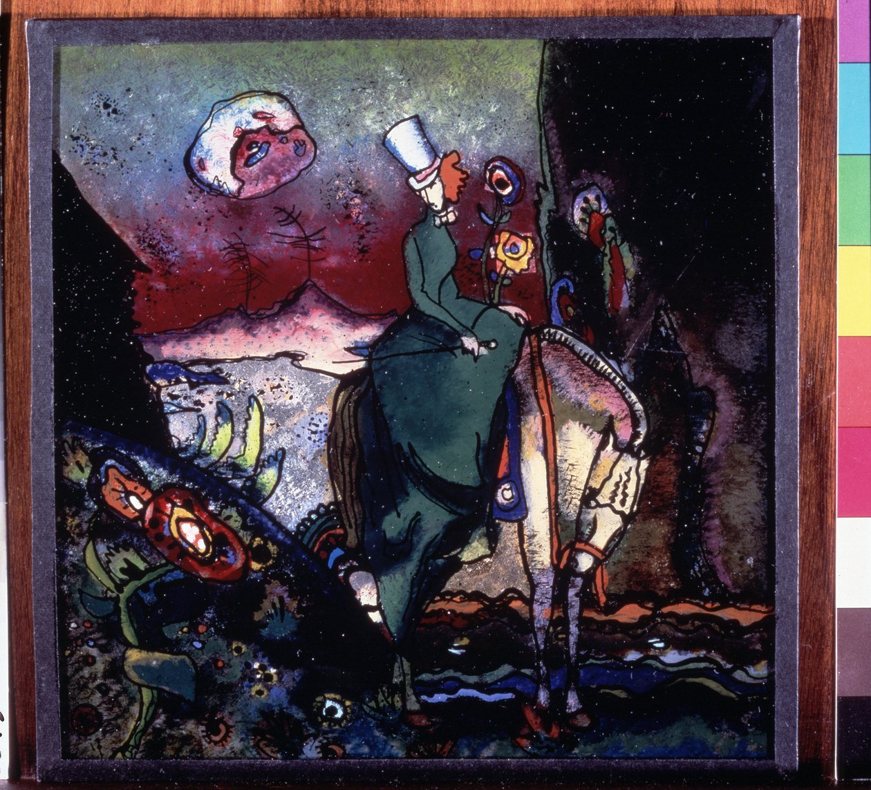 ""The Amazon"" Tremaleri av Vassily Kandinsky (eller Wassily Kandinski eller Kandinskij av Wassily Kandinsky