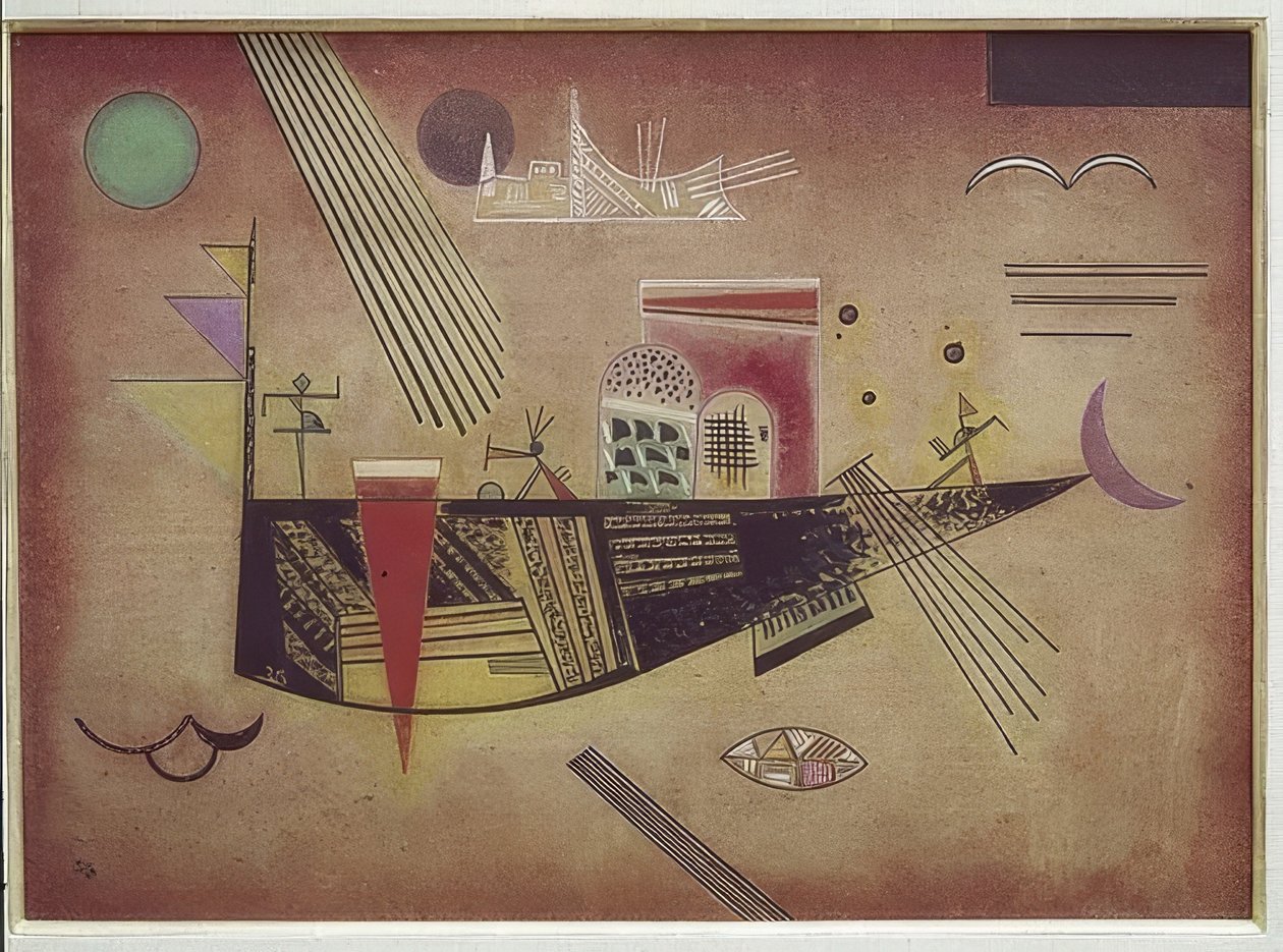 Moody. 1930 av Wassily Kandinsky