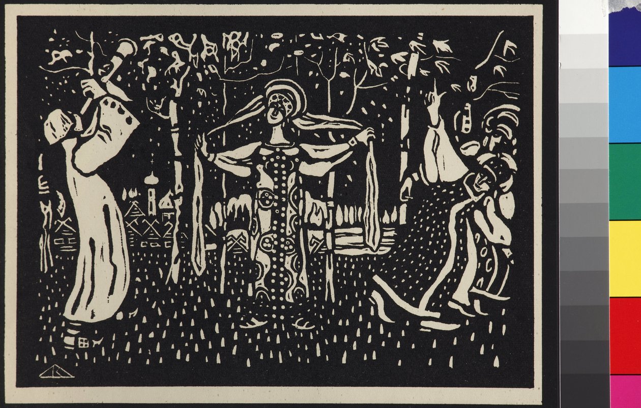 Bjørketrær - Bjørketrærne av Wassily Kandinsky