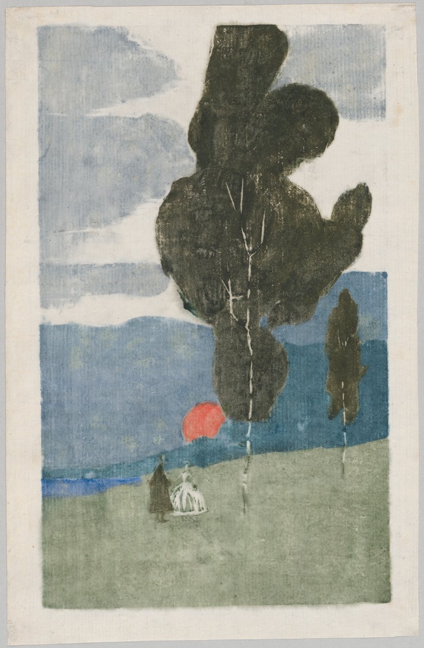 Måneoppgang (jf. GMS 264) av Wassily Kandinsky