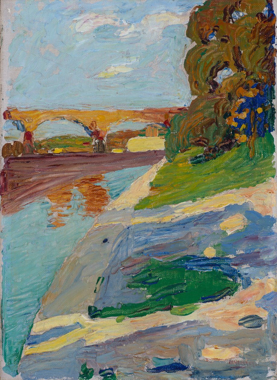 München - Isar av Wassily Kandinsky