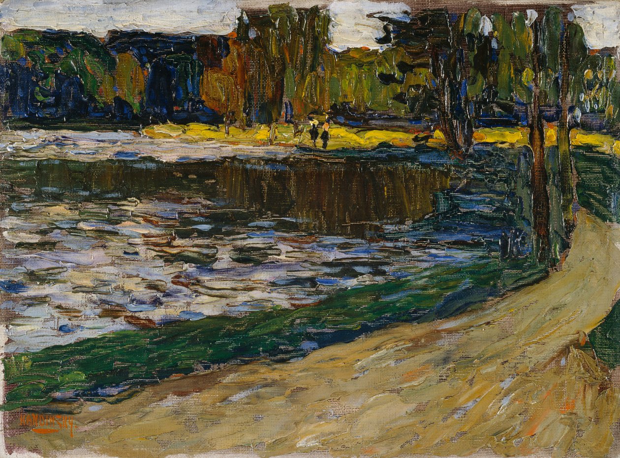 München - Den engelske hagen av Wassily Kandinsky
