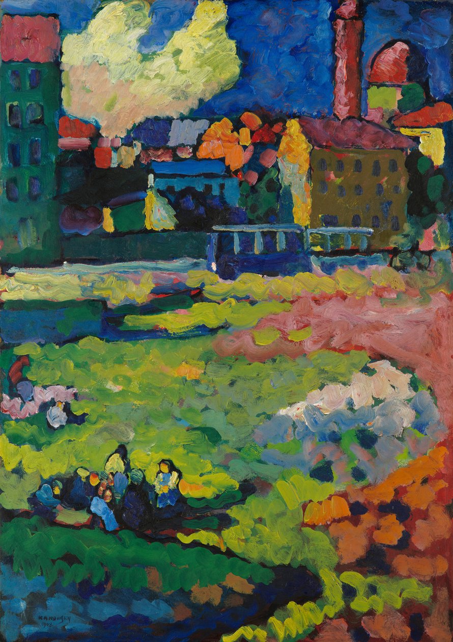 München - Utenfor byen av Wassily Kandinsky