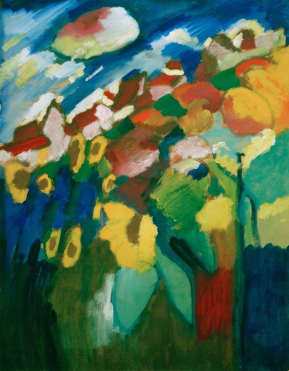 Murnau - Garden II av Wassily Kandinsky