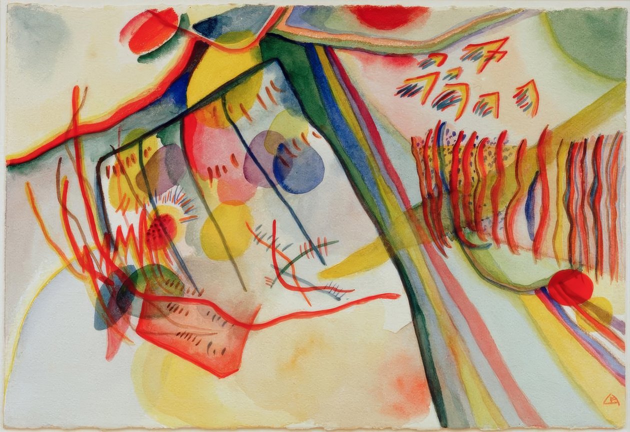 Uten tittel (komposisjon) av Wassily Kandinsky