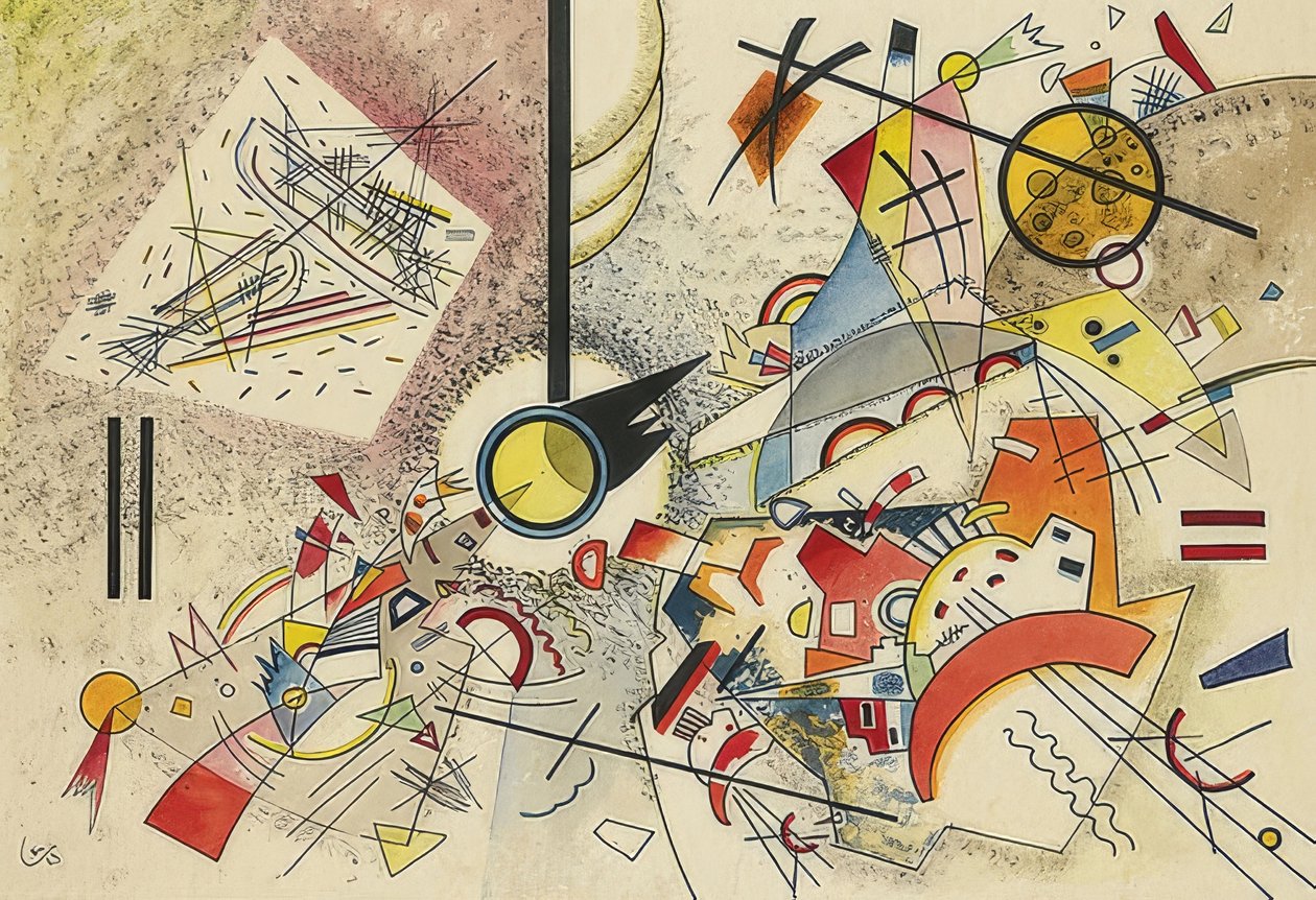Uten navn. 1923 av Wassily Kandinsky
