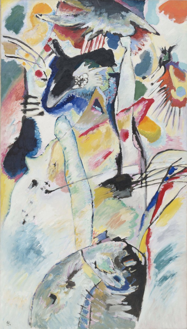 Panel for Edwin R Campbell N 3 - Maleri av Vassily Kandinsky (eller Wassily Kandinsky eller Kandinsky av Wassily Kandinsky