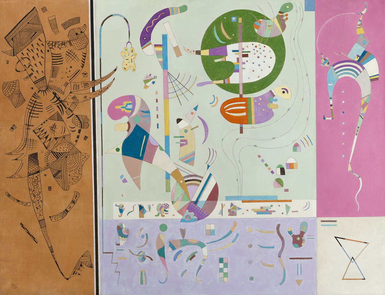 Forskjellige deler av Wassily Kandinsky
