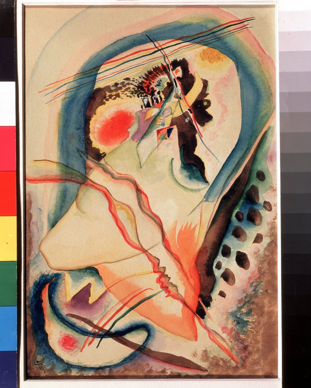 Painter Vine (Pointles Painting). Ouverre de Wassily Kandinsky (Au Wassily Kandinsky au Kandinskyz av Wassily Kandinsky