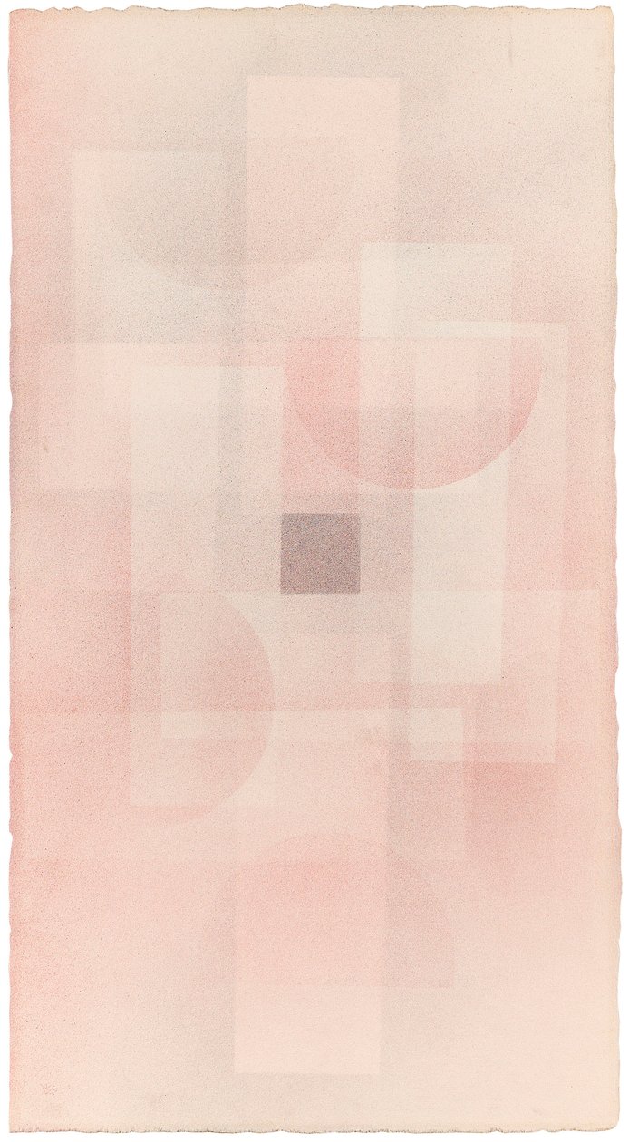 Quadrat im Nebel-plassen i tåken, 1932. av Wassily Kandinsky