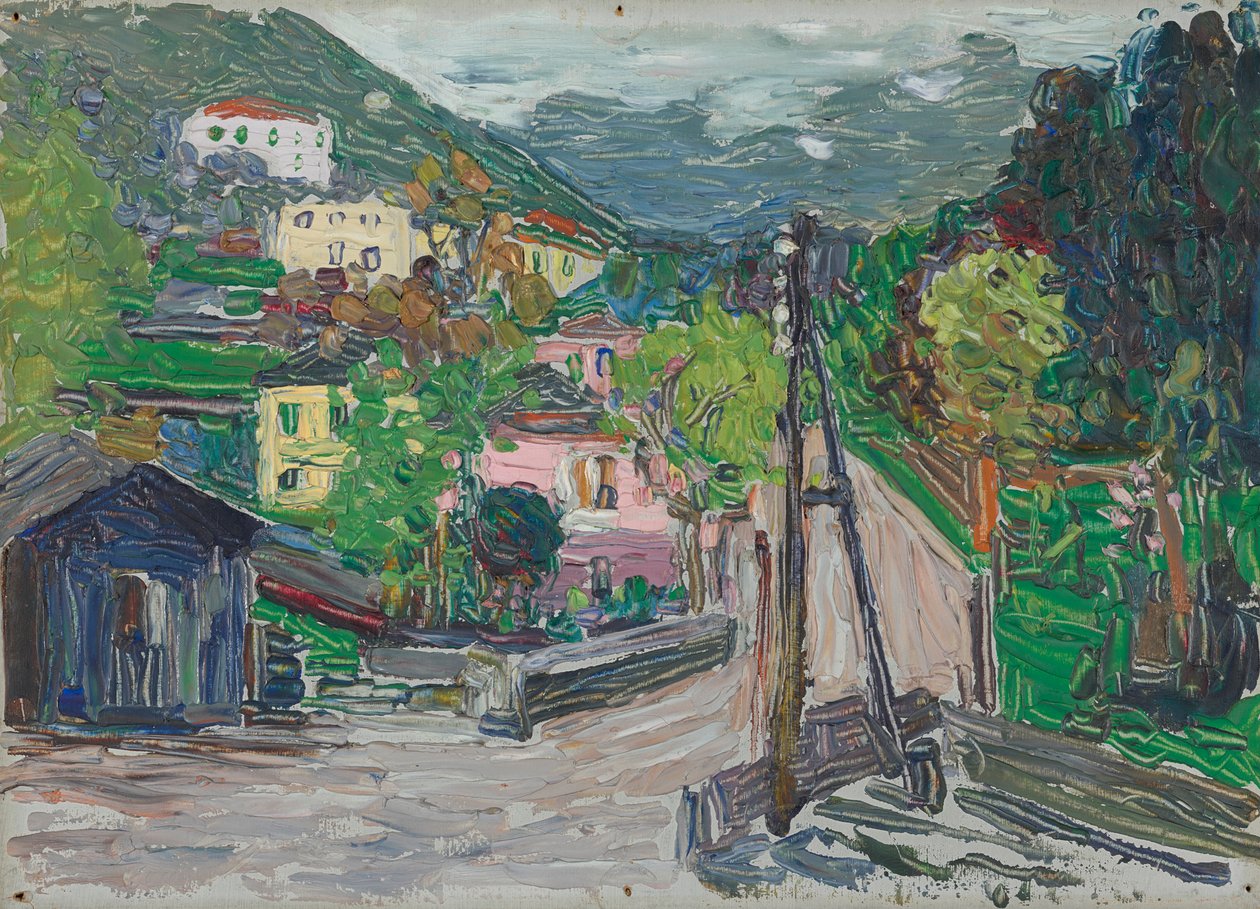 Rapallo - fra vinduet av Wassily Kandinsky