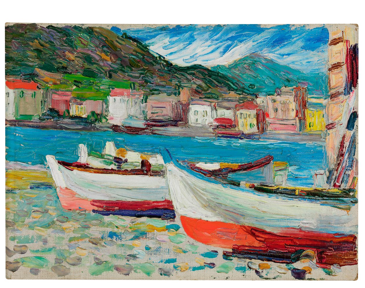 Rapallo, båter av Wassily Kandinsky