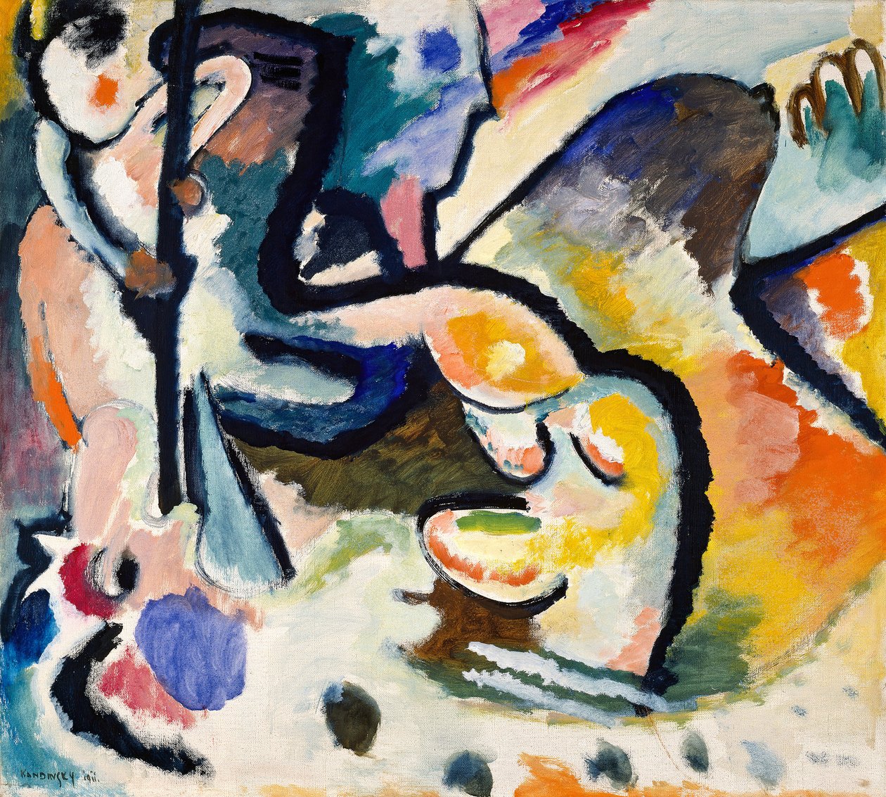 Saint George III, 1911. av Wassily Kandinsky
