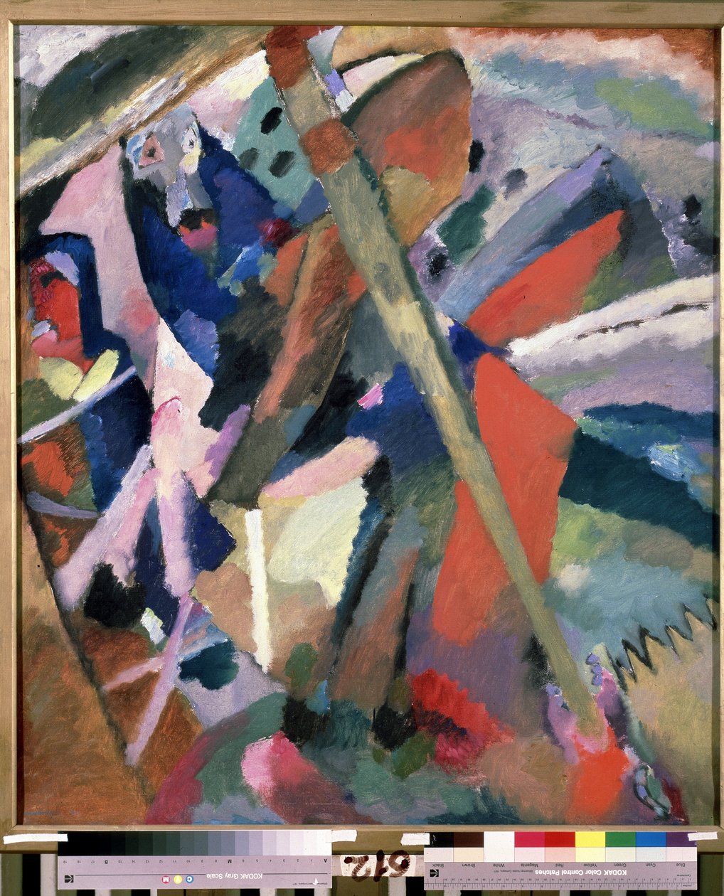 ""Saint George"" Maleri av Vassily Kandinsky (eller Wassily Kandinsky eller Kandinskyj av Wassily Kandinsky