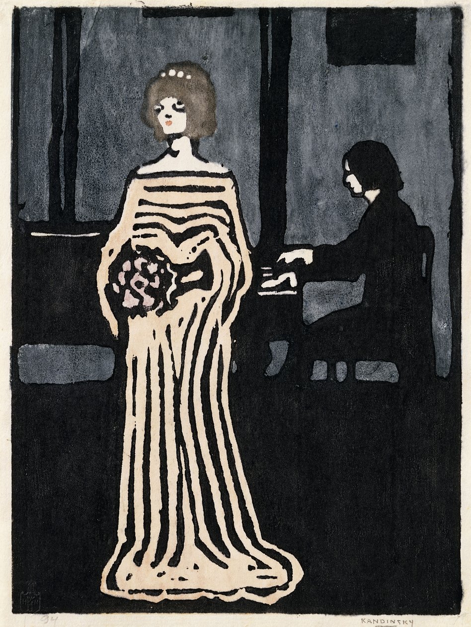 Sangerin av Wassily Kandinsky