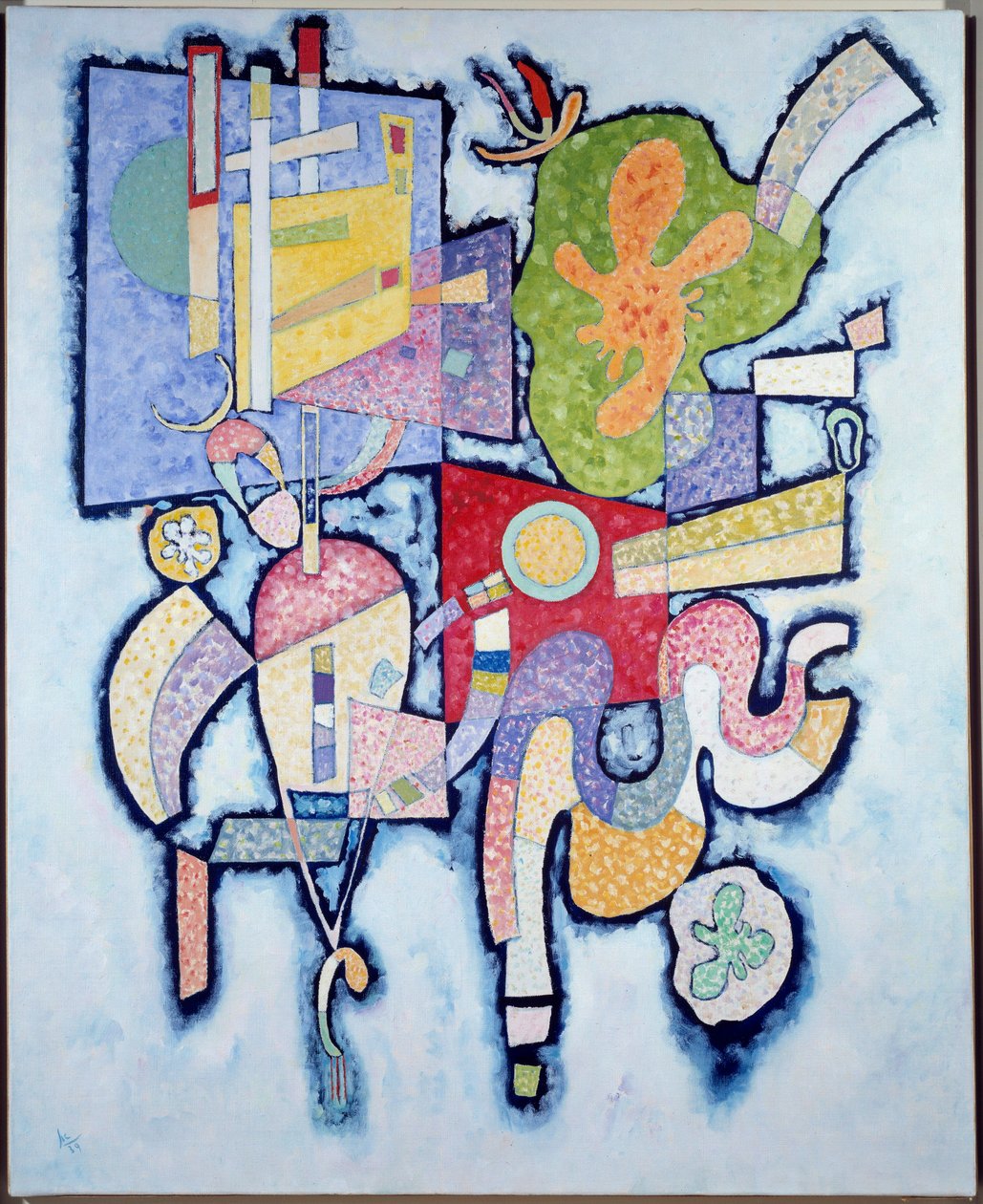 Simple Complexity 1939 (olje på lerret) av Wassily Kandinsky