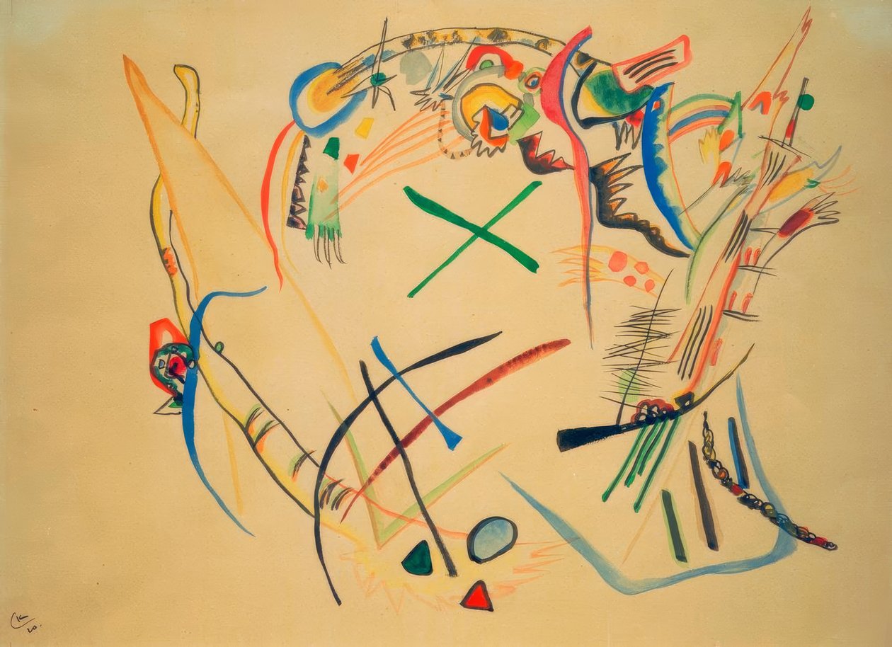 skisse av Wassily Kandinsky