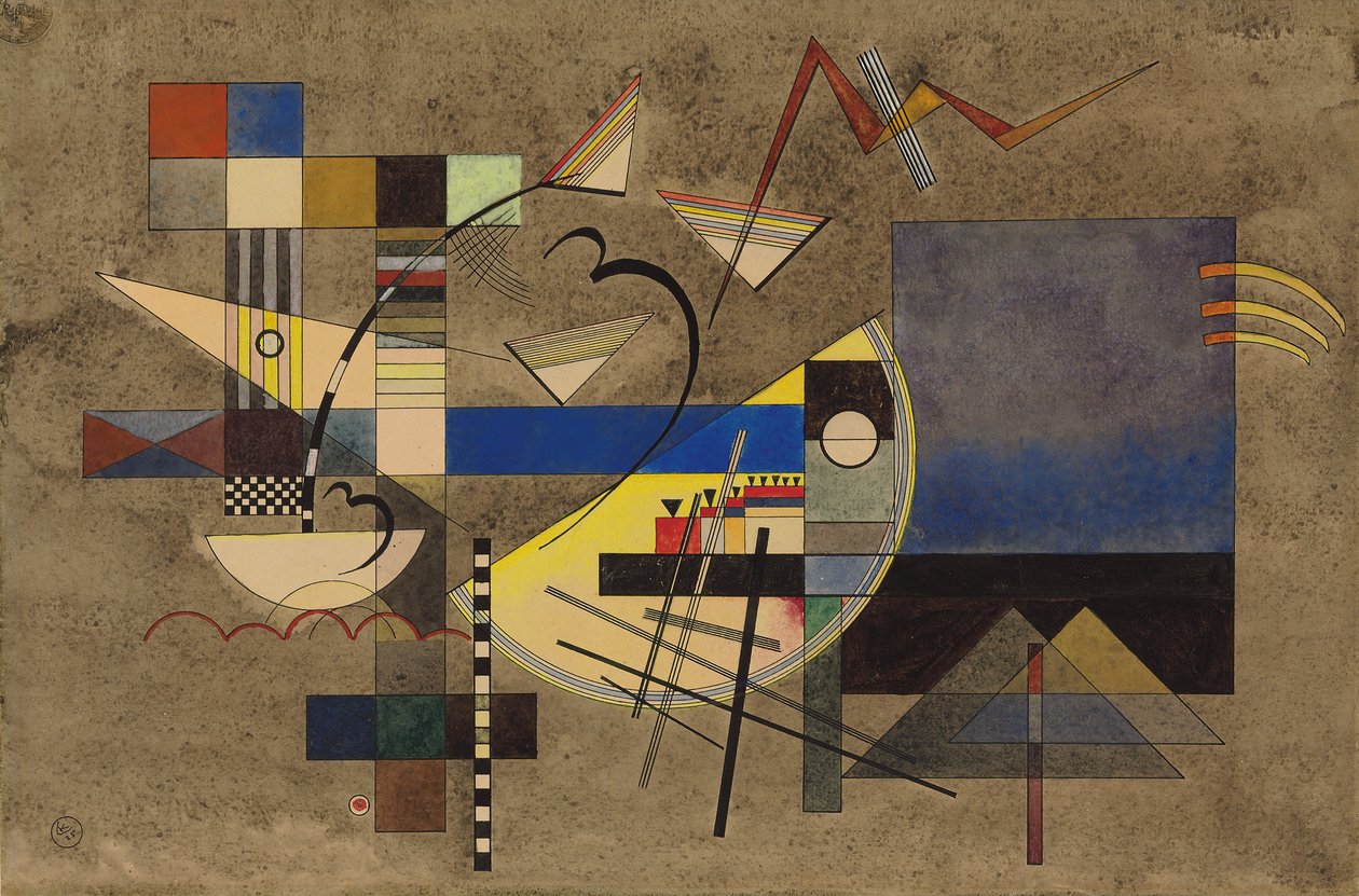 Solid III; Festes III av Wassily Kandinsky