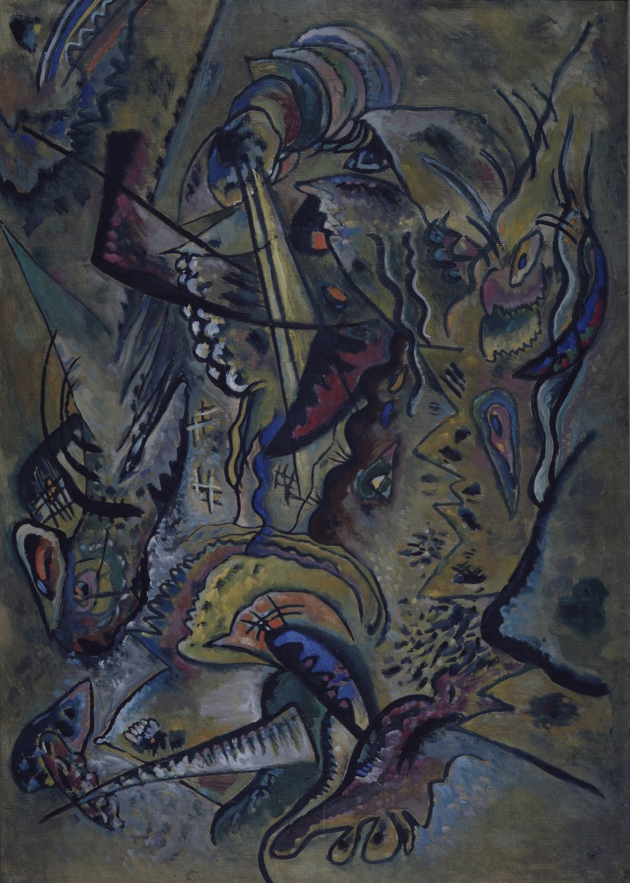Sørlig, 1917 av Wassily Kandinsky