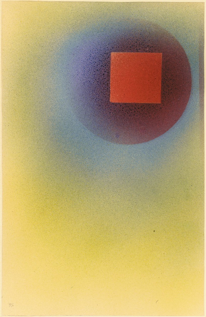 Firkant i en sirkel av Wassily Kandinsky