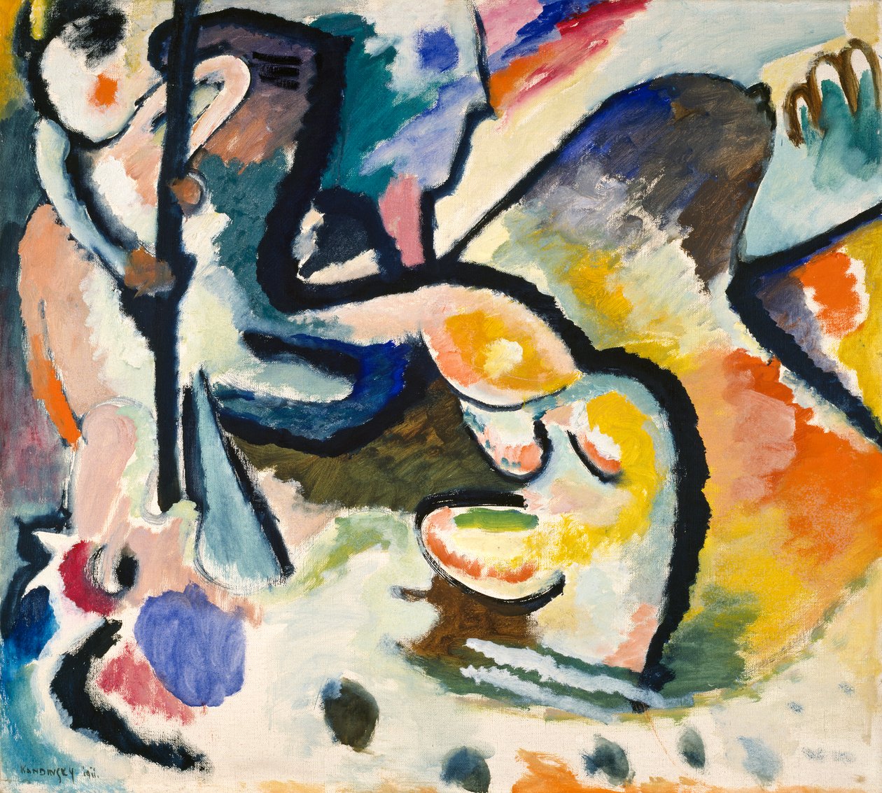 Sankt Georg III av Wassily Kandinsky