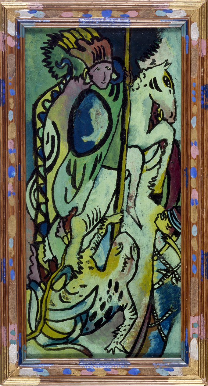St. Georg II av Wassily Kandinsky