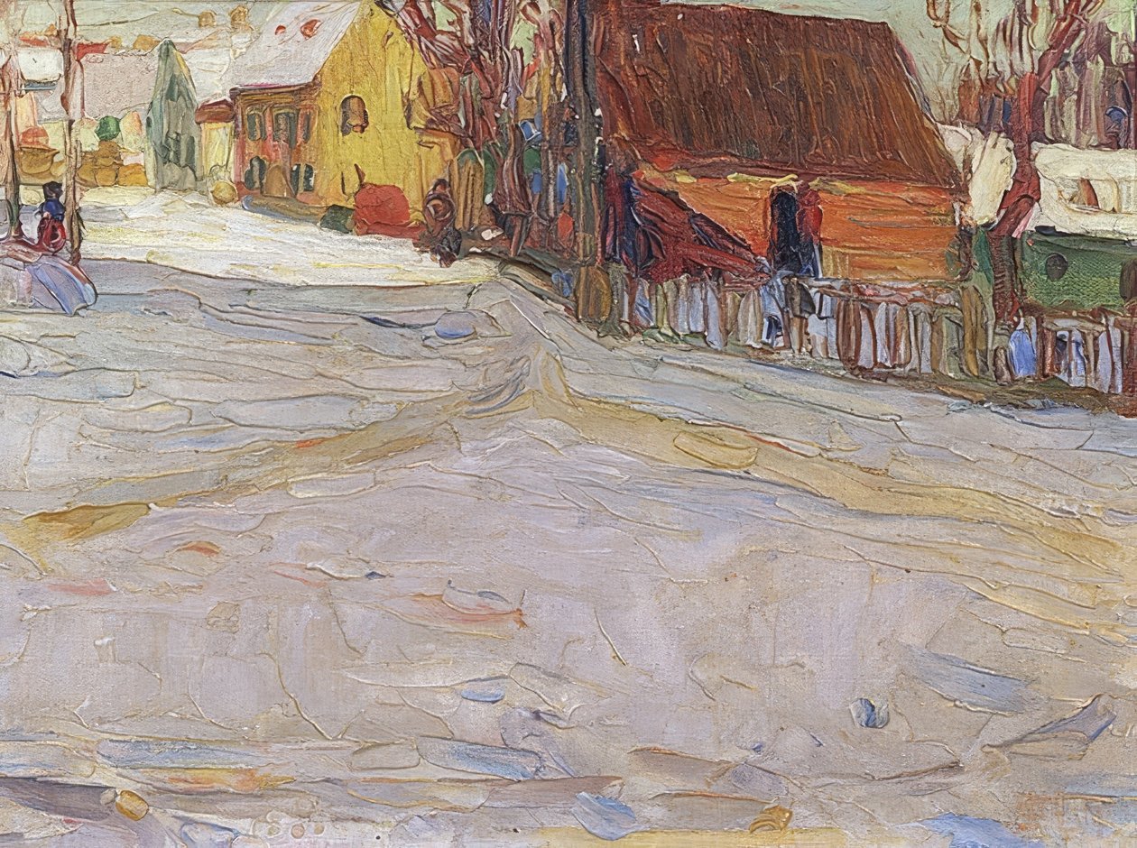Bylandskap av Wassily Kandinsky