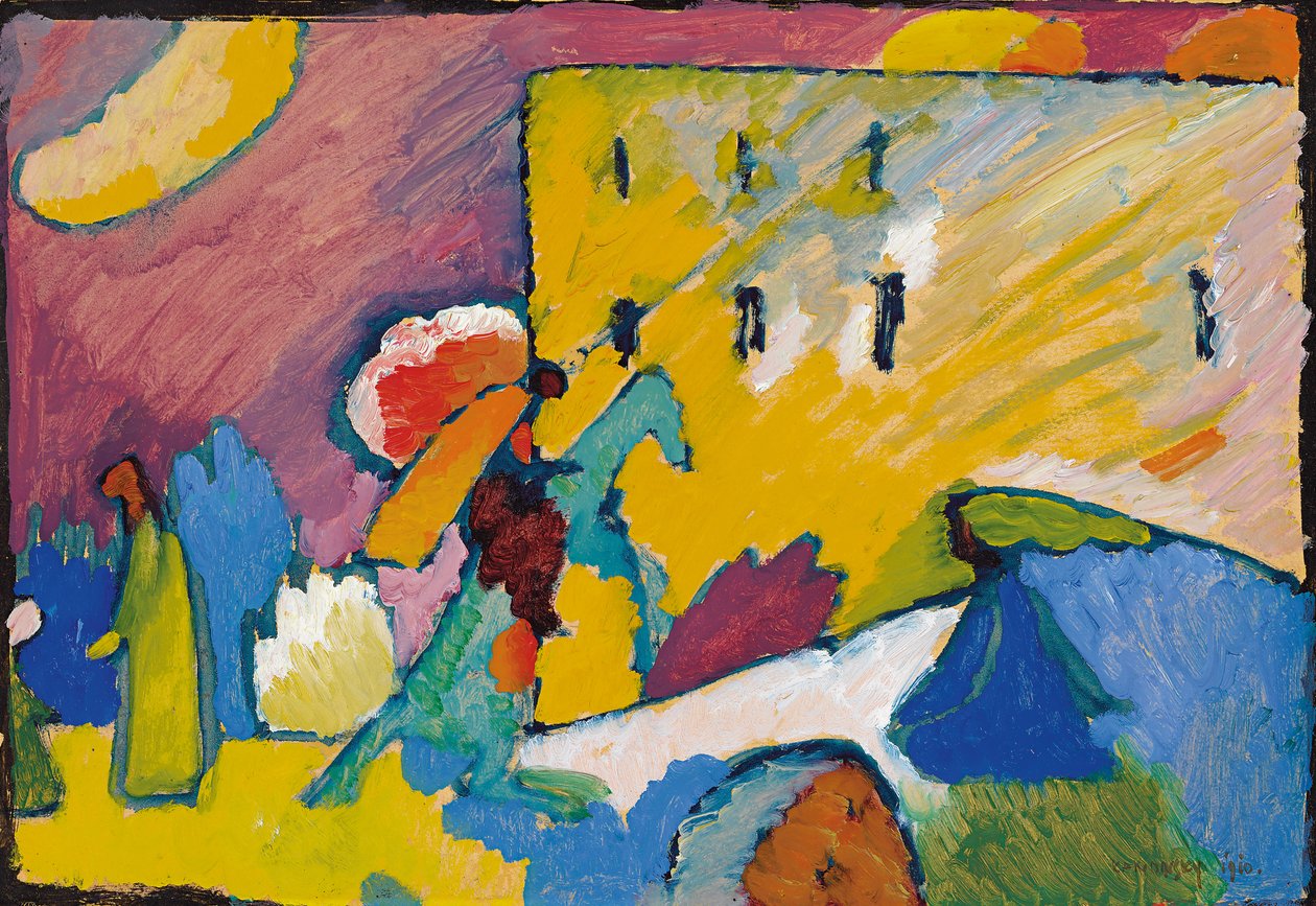 Studie for improvisasjon 3 av Wassily Kandinsky