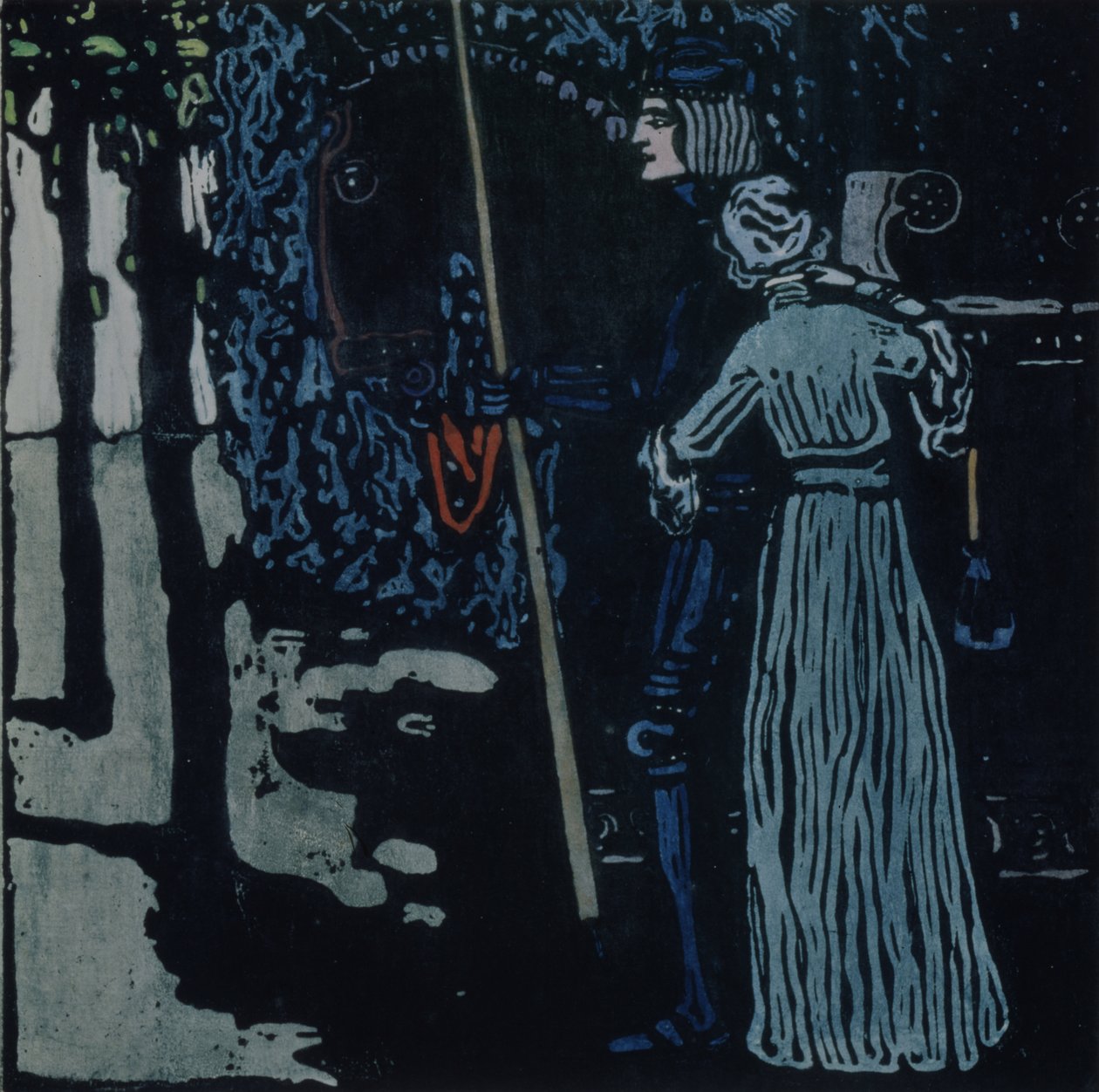 Farvel, 1907 av Wassily Kandinsky
