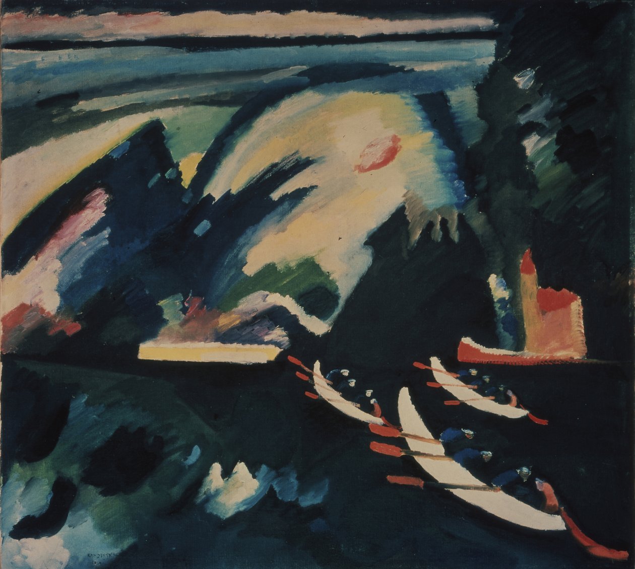 The Lake, 1910 av Wassily Kandinsky