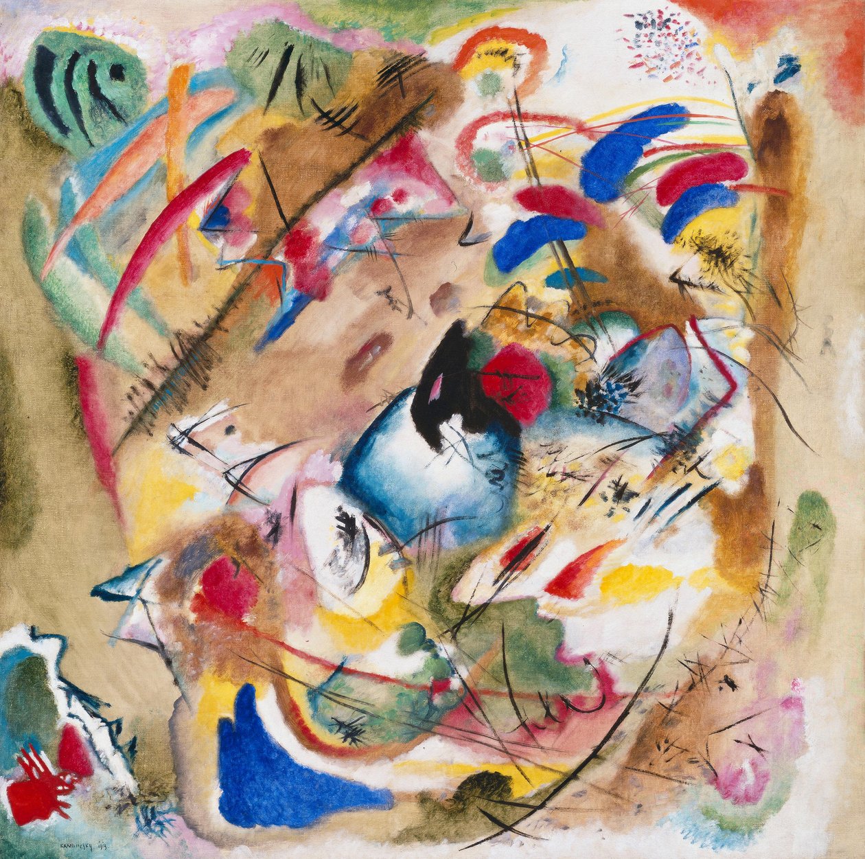 Drømmende improvisasjon av Wassily Kandinsky