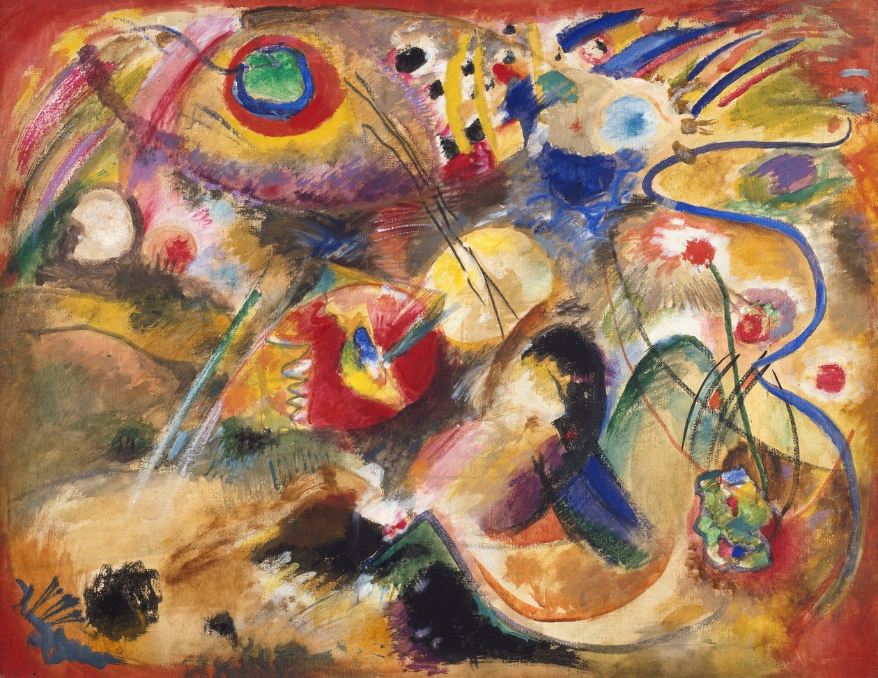 Uten tittel (Syndfloden) av Wassily Kandinsky