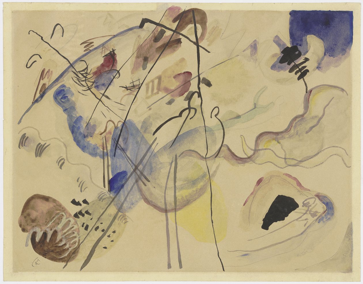 Uten tittel (Improvisasjon) av Wassily Kandinsky