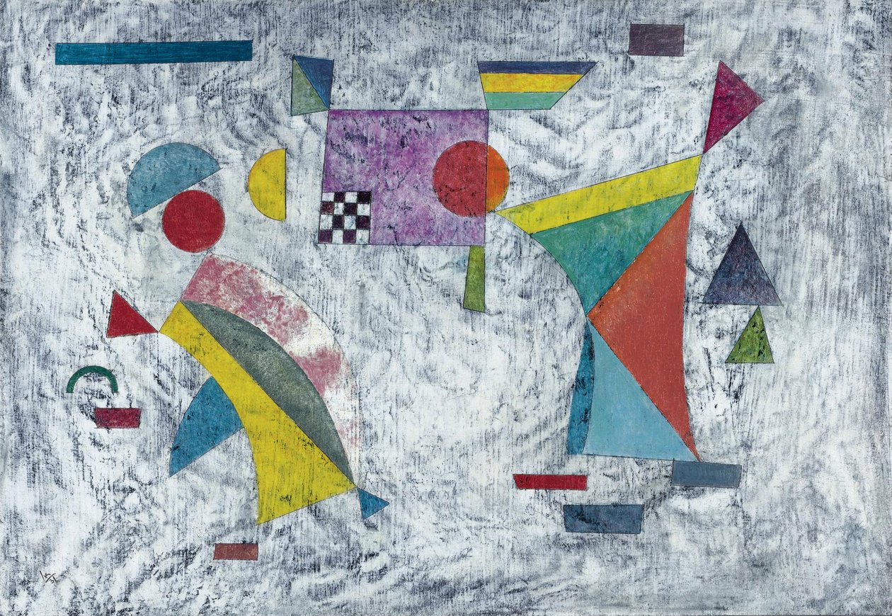 ""Volage"" (Flatterhaft) Maleri av Vassily Kandinsky (eller Wassily Kandinsky eller Kandinskyj av Wassily Kandinsky