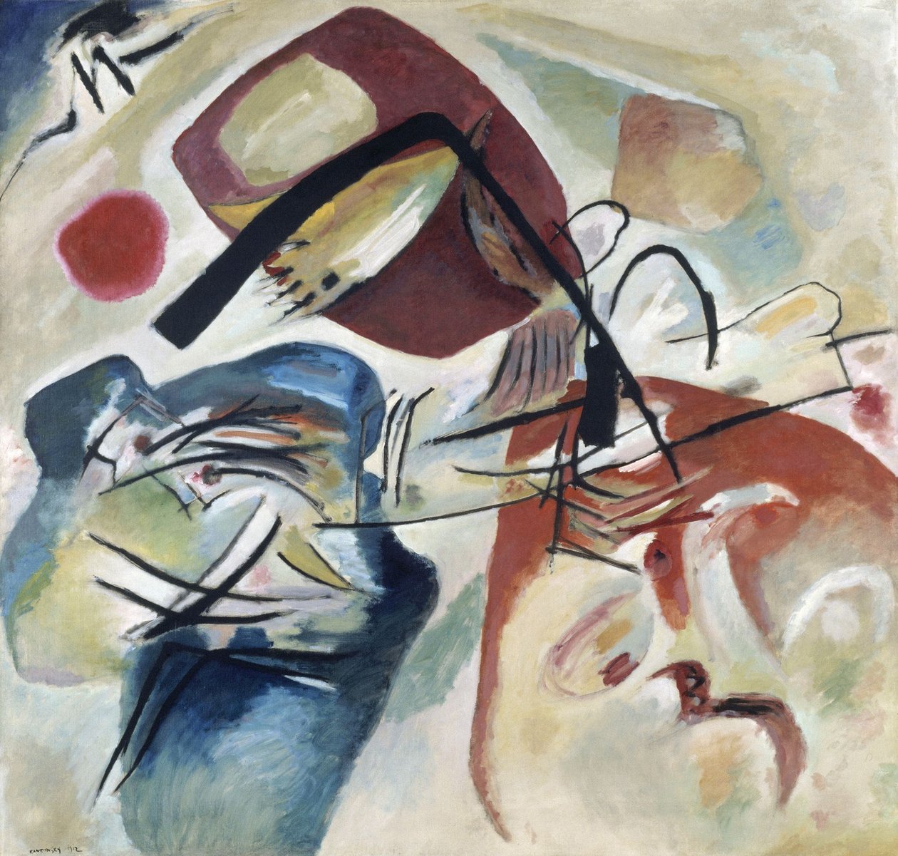 Med Black Arch av Wassily Kandinsky