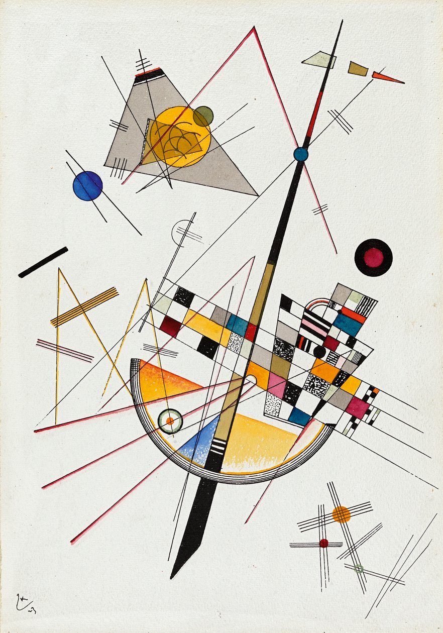Delicate Tension Delicate Tension No. 85, 1923. av Wassily Kandinsky