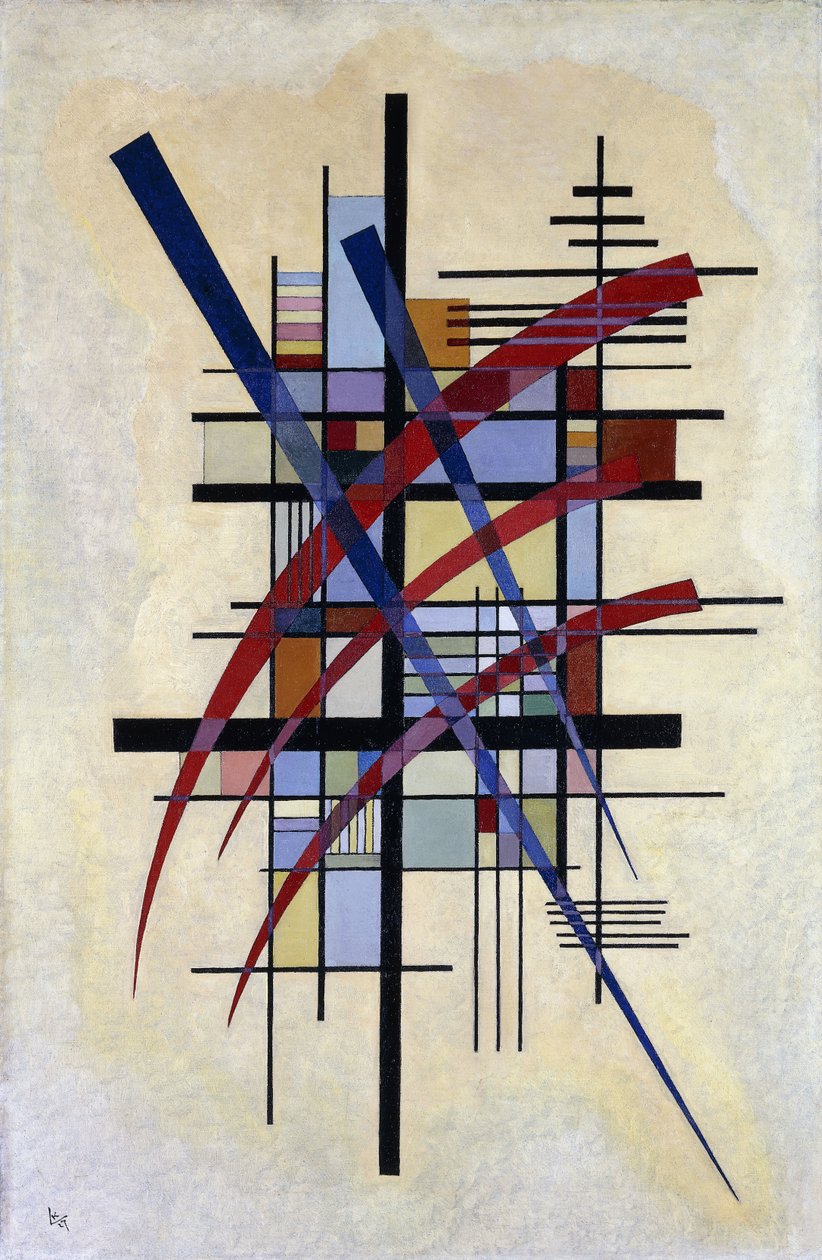 karakterer med akkompagnement av Wassily Kandinsky