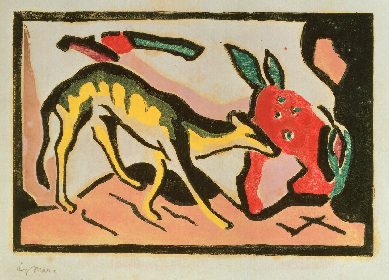 Den blå rytteren av Wassily & Marc Franz (1880 1916) Kandinsky