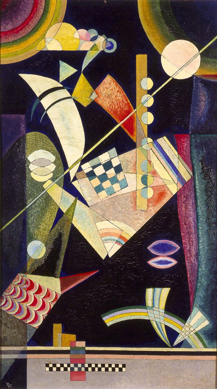 ""Sharp hardness"" Peinture de Vassily Kandinsky (ou Vassily Kandinsky eller Kandinskij av Wassily & Marc Franz (1880 1916) Kandinsky