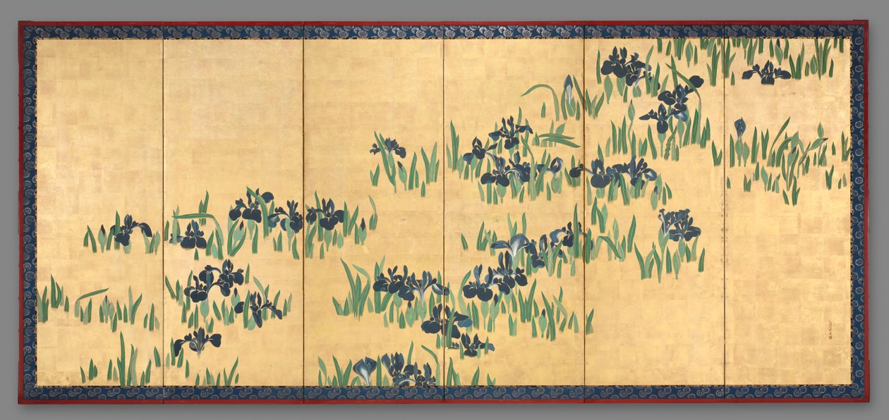 Iris, 1700-tallet. av Watanabe Shiko
