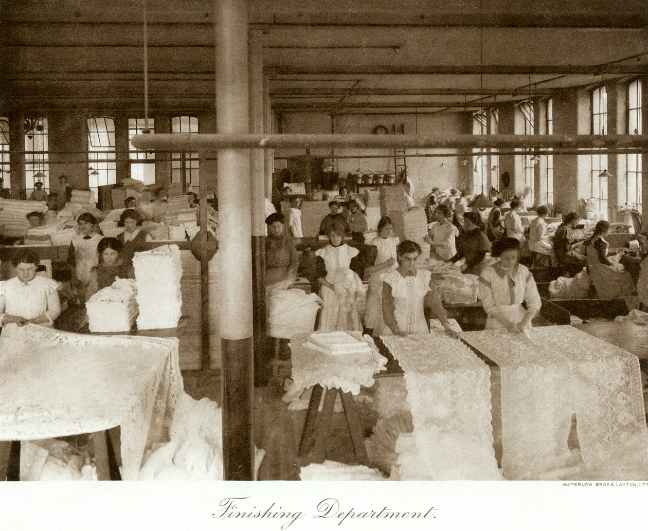 Thomas Adams Lace Factory, Nottingham, Nottinghamshire, 1914 av Waterlow Bros and Layton Ltd