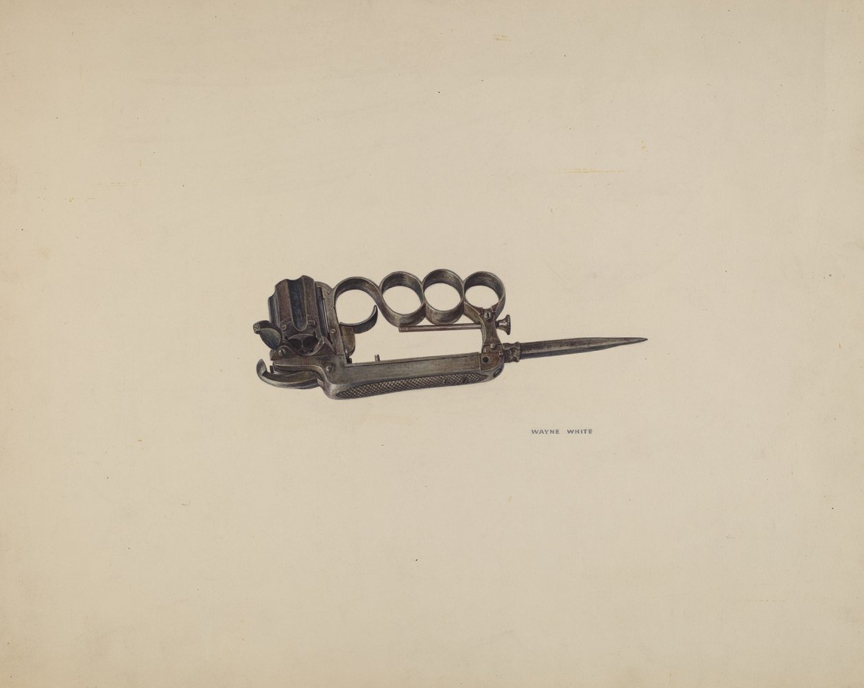 Apache Gun av Wayne White