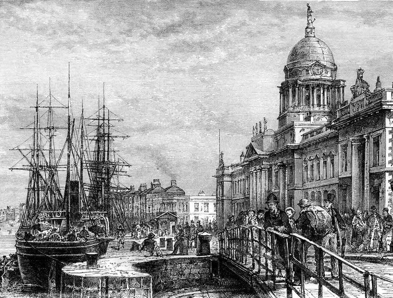 Dublin, Irland, 1800-tallet. av Weber