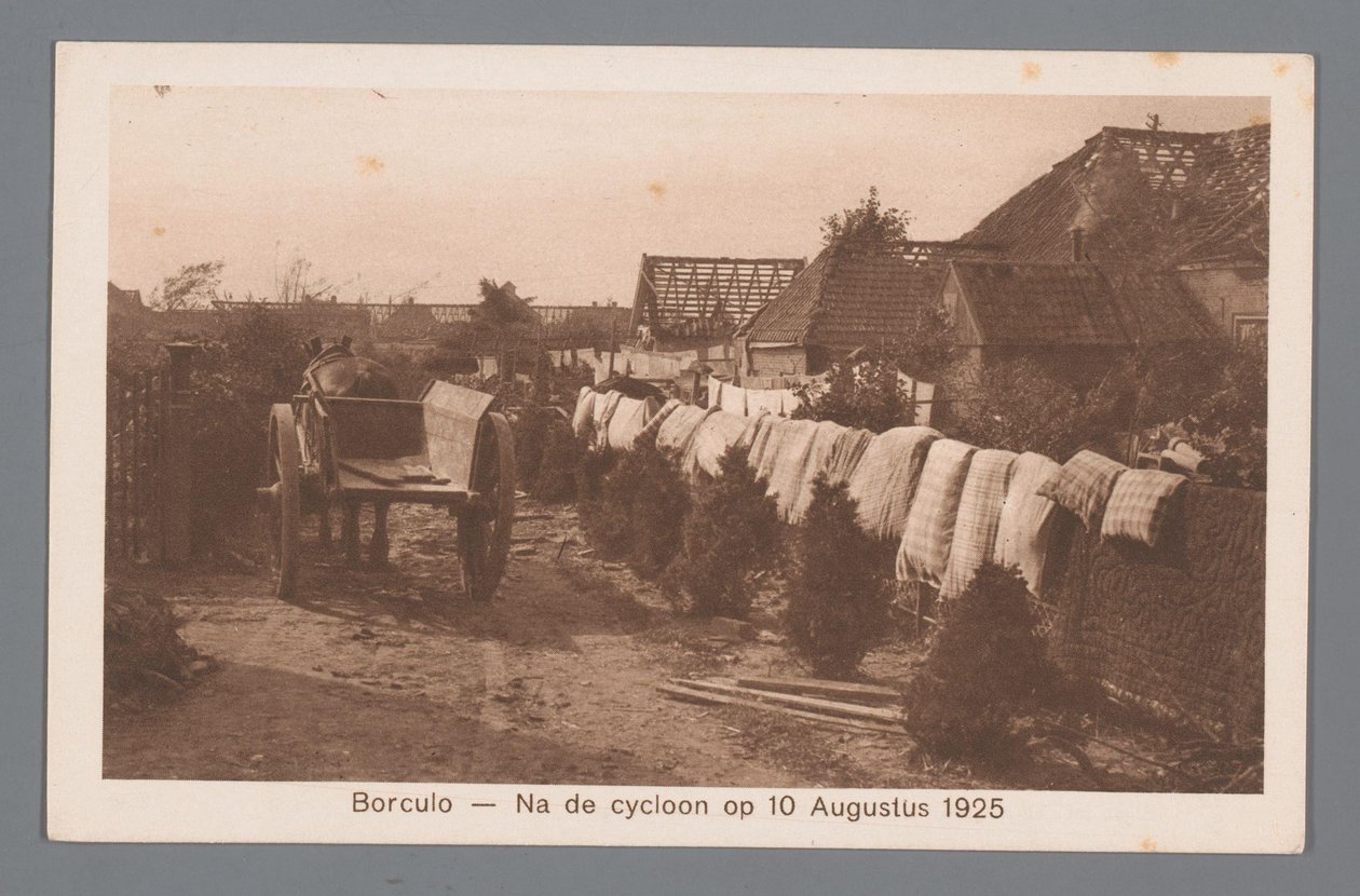 Borculo -- Etter syklonen 10. august 1925 av Weenenk and Snel