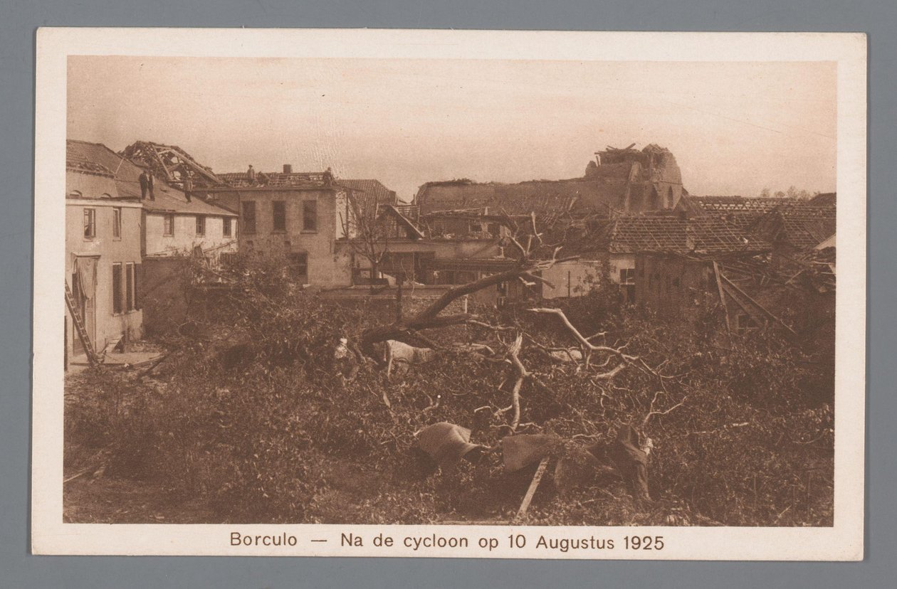Borculo -- Etter syklonen 10. august 1925 av Weenenk and Snel