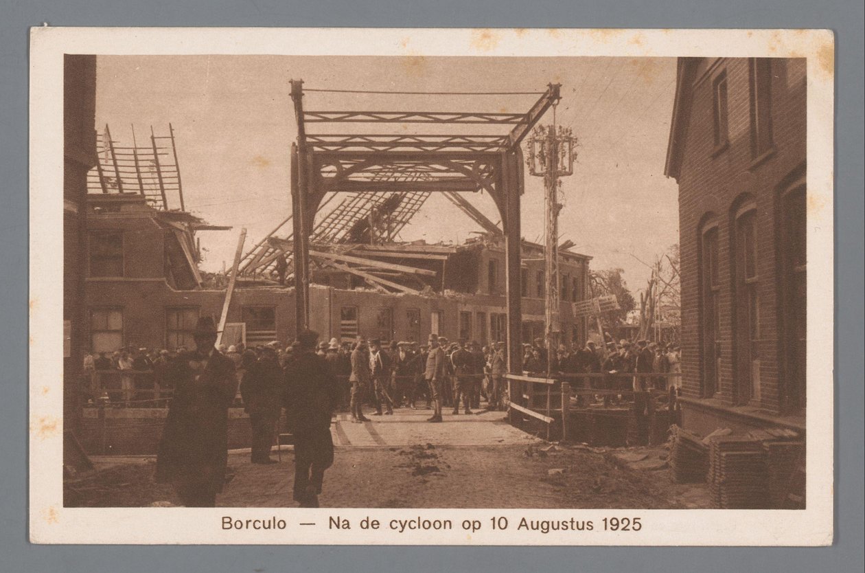 Borculo -- Etter syklonen 10. august 1925 av Weenenk and Snel